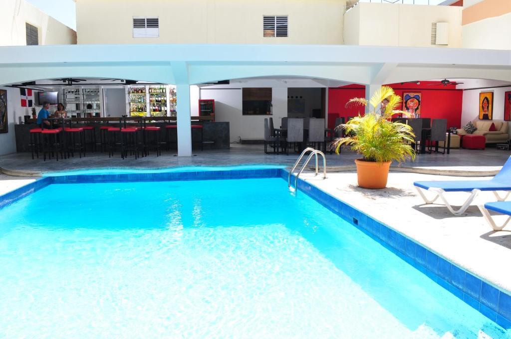 Hotel Las Palmeras Sosúa Buitenkant foto